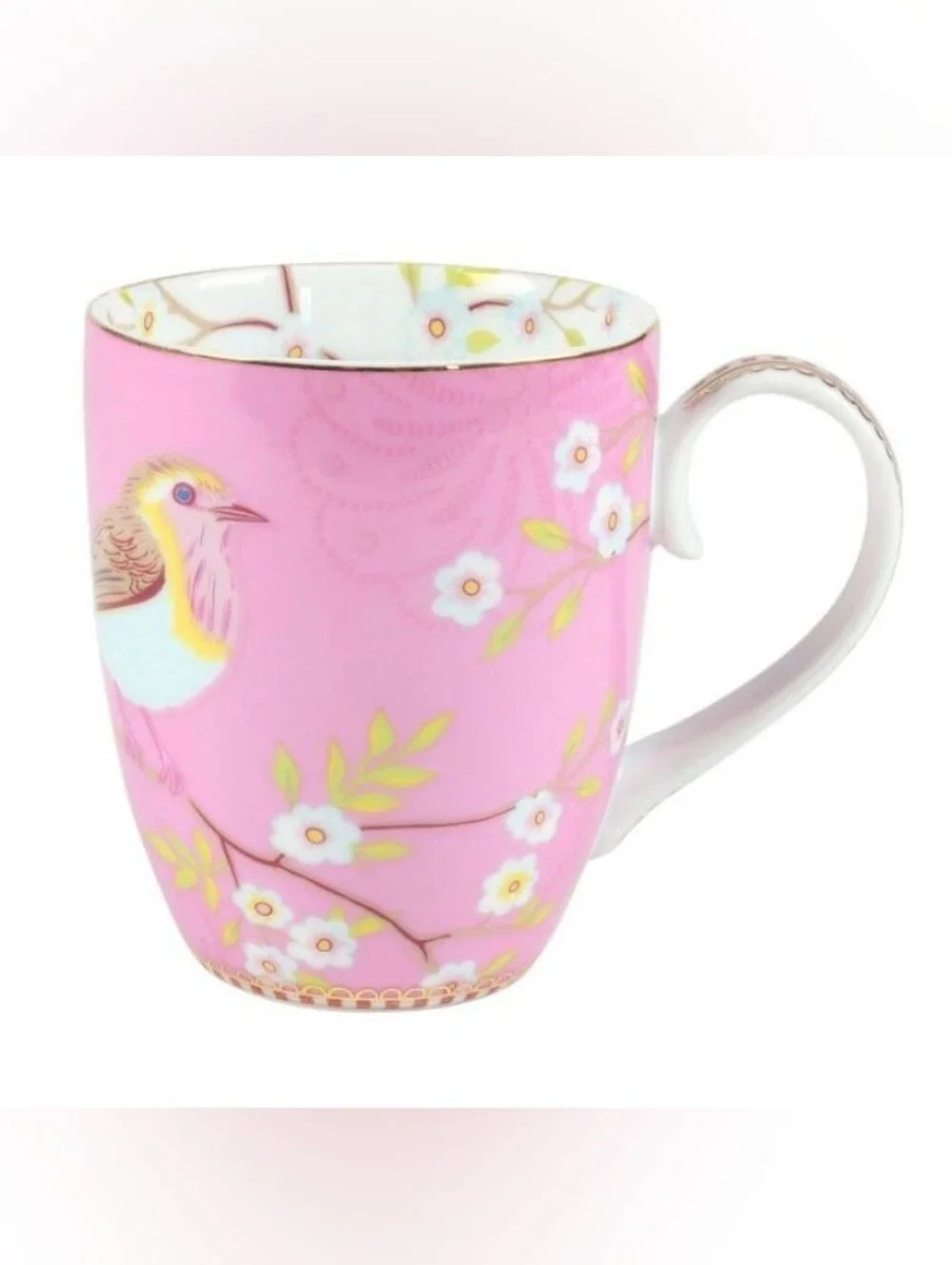 Pip Studio Pink Early Bird Mugs & Plates Porcelain Set